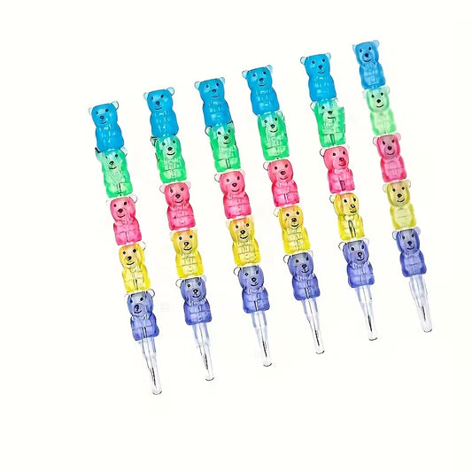 5 in 1 Stackable Bear Pencils