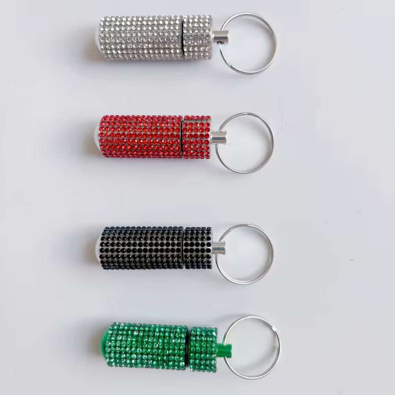Portable Capsule style pill canister